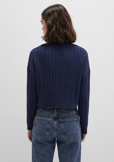  Mavi Lacivert Triko Polo 1710717-70497