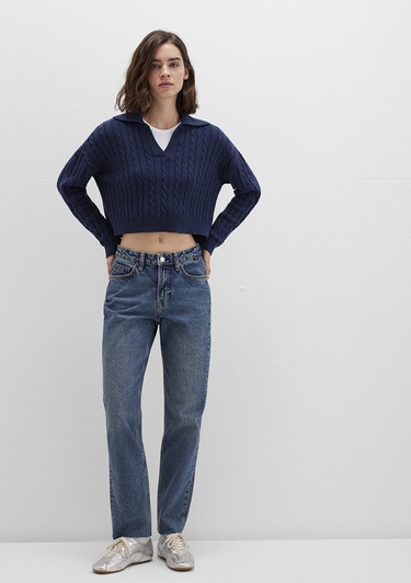  Mavi Lacivert Triko Polo 1710717-70497