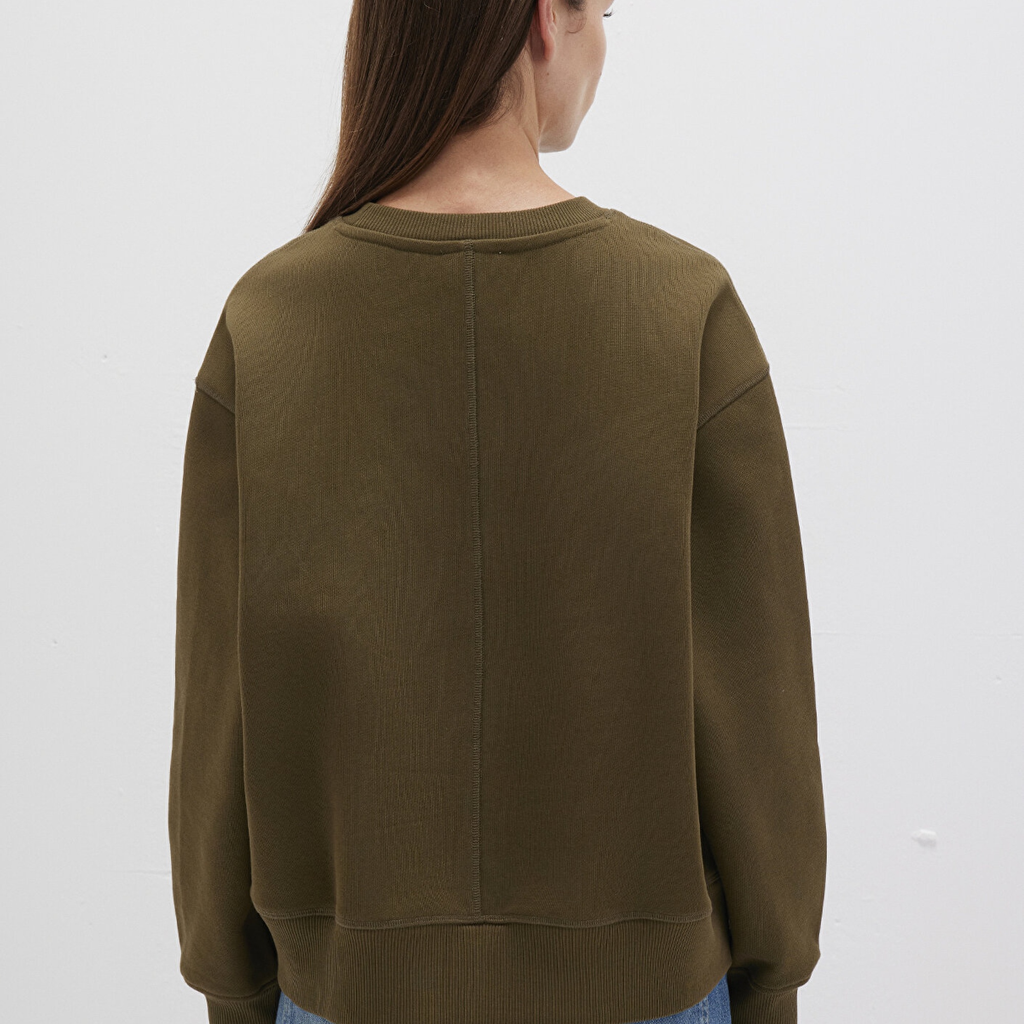 Mavi Bisiklet Yaka Haki Sweatshirt 1S10390-71589