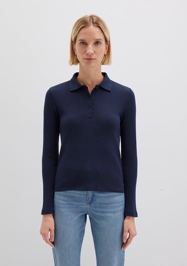  Mavi Lacivert Polo Tişört Fitted / Vücuda Oturan Kesim 1613413-82318