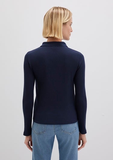  Mavi Lacivert Polo Tişört Fitted / Vücuda Oturan Kesim 1613413-82318