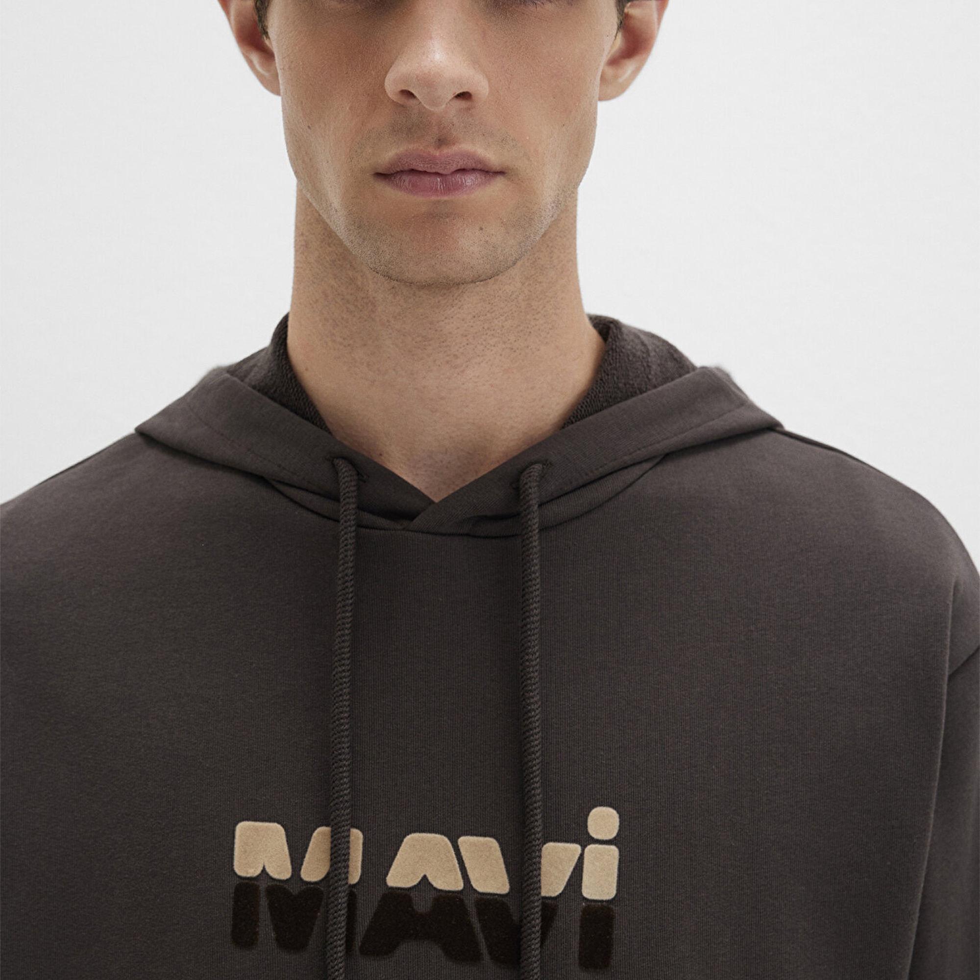 Mavi Mavi Logo Baskılı Kahverengi Sweatshirt 0S10395-70219