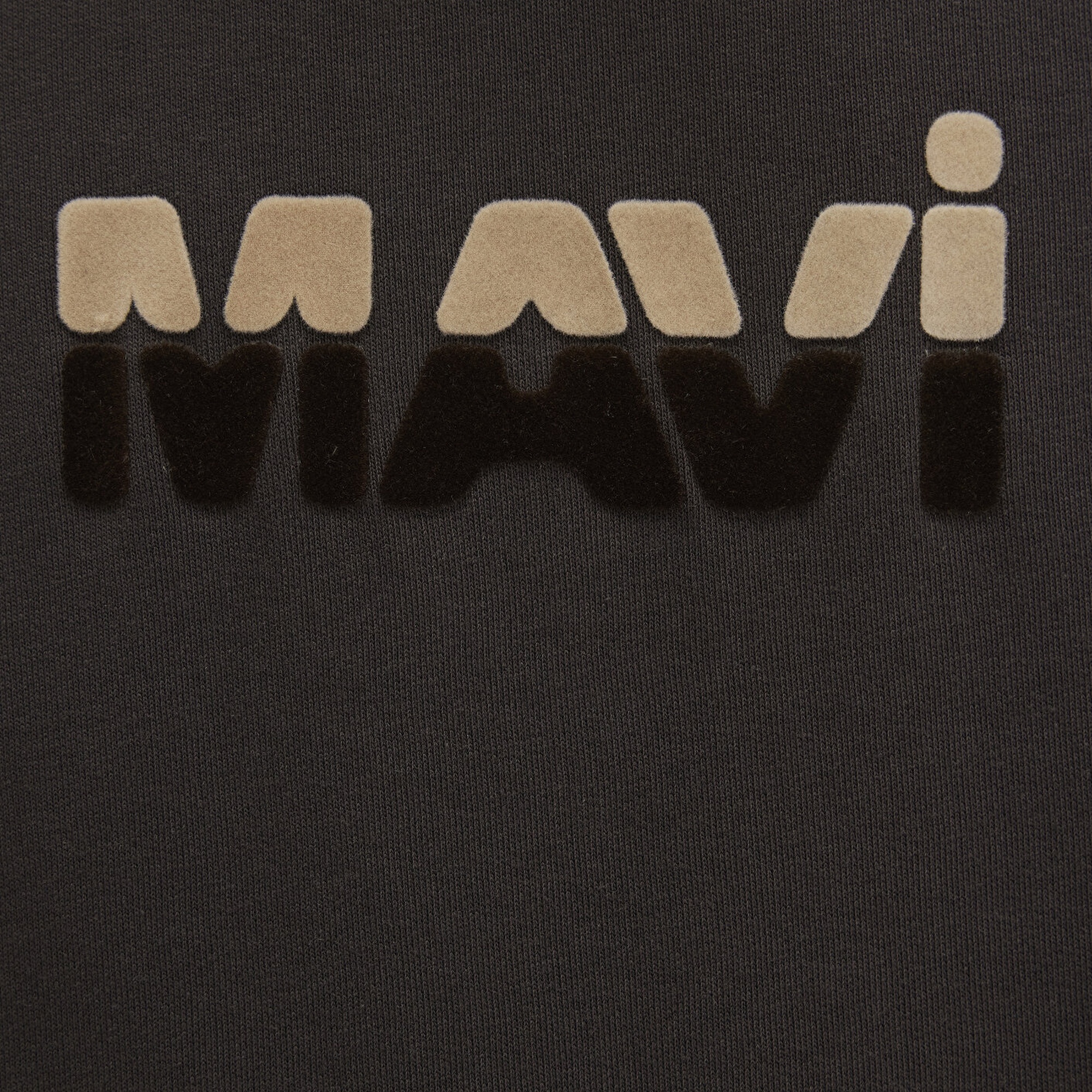 Mavi Mavi Logo Baskılı Kahverengi Sweatshirt 0S10395-70219