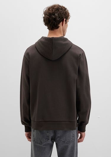  Mavi Mavi Logo Baskılı Kahverengi Sweatshirt 0S10395-70219