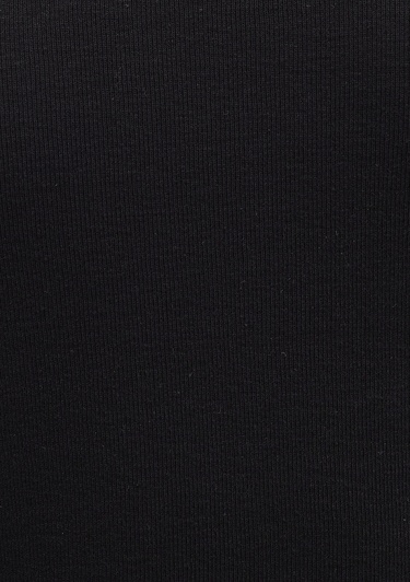  Mavi Uzun Kollu Siyah Basic Tişört Fitted / Vücuda Oturan Kesim 1613323-900