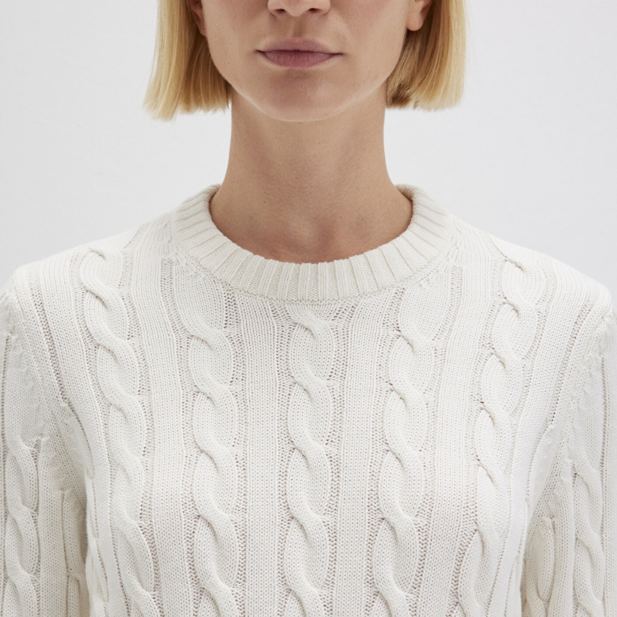 Mavi Ekru Kazak Slim Fit / Dar Kesim 1710721-70057