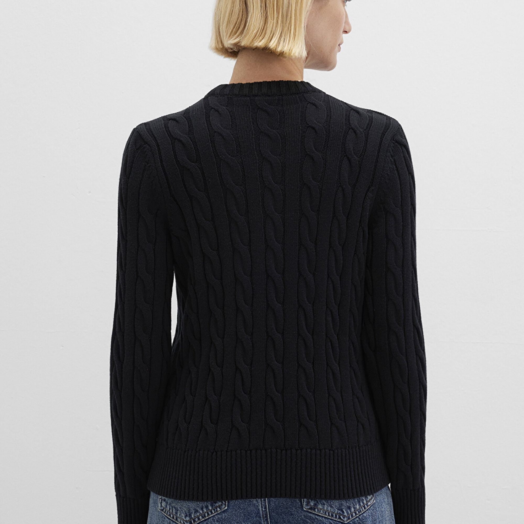 Mavi Siyah Kazak Slim Fit / Dar Kesim 1710721-900