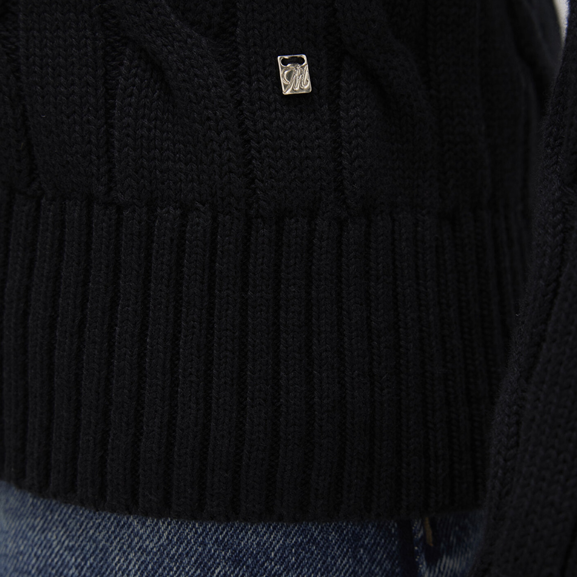 Mavi Siyah Kazak Slim Fit / Dar Kesim 1710721-900