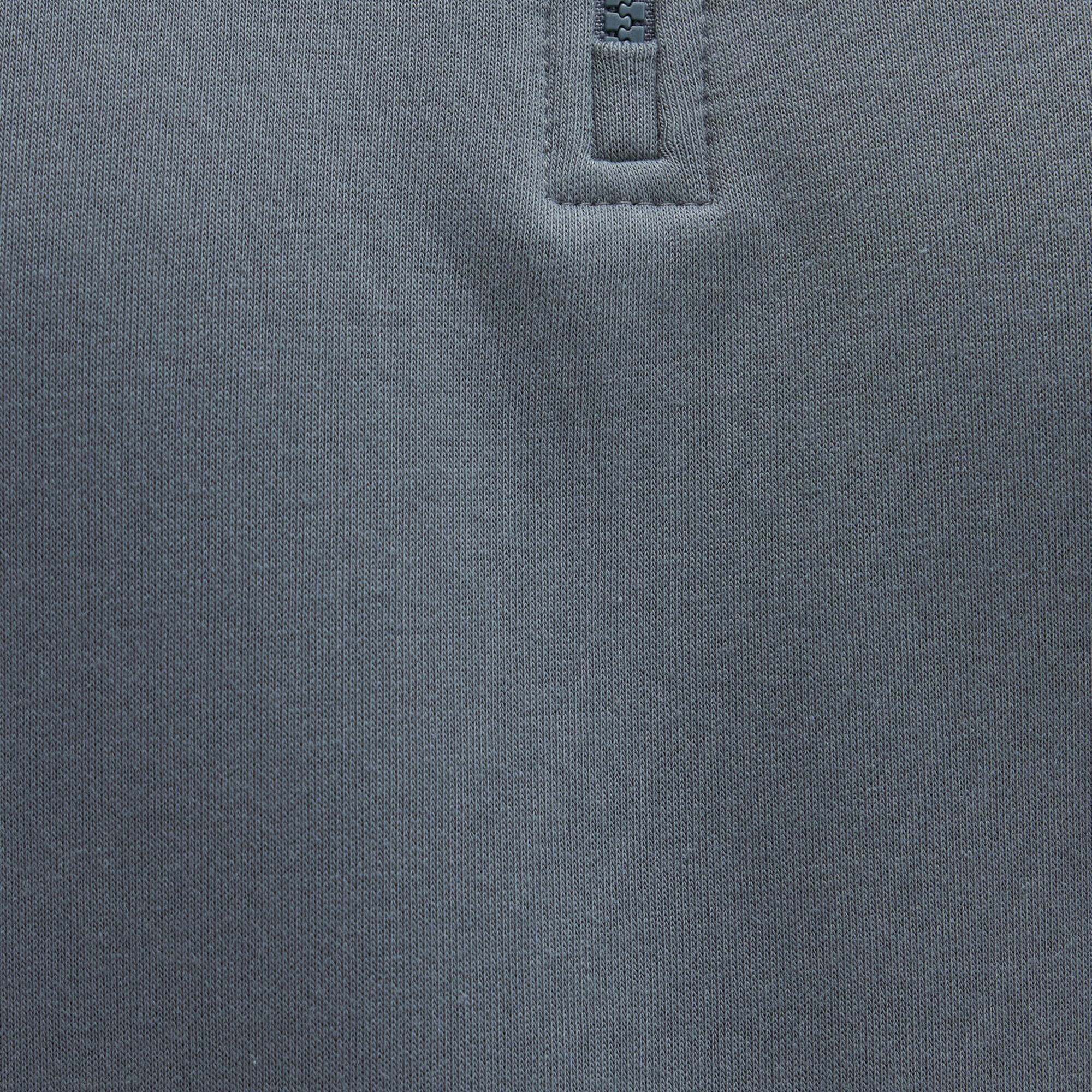 Mavi Yarı Fermuarlı Gri Basic Sweatshirt 0S10278-80889