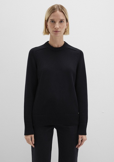  Mavi Siyah Kazak Regular Fit / Normal Kesim 1710726-900