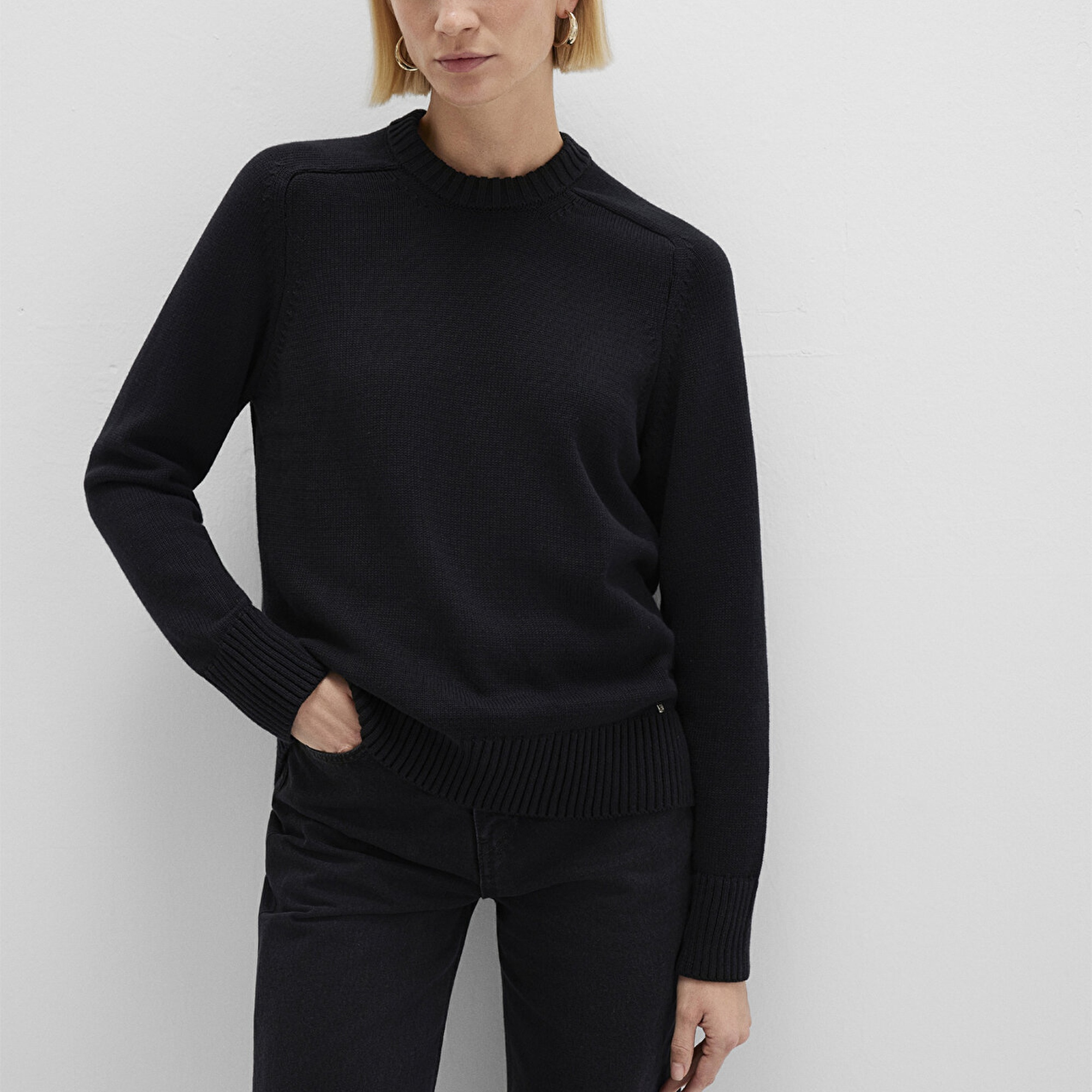 Mavi Siyah Kazak Regular Fit / Normal Kesim 1710726-900