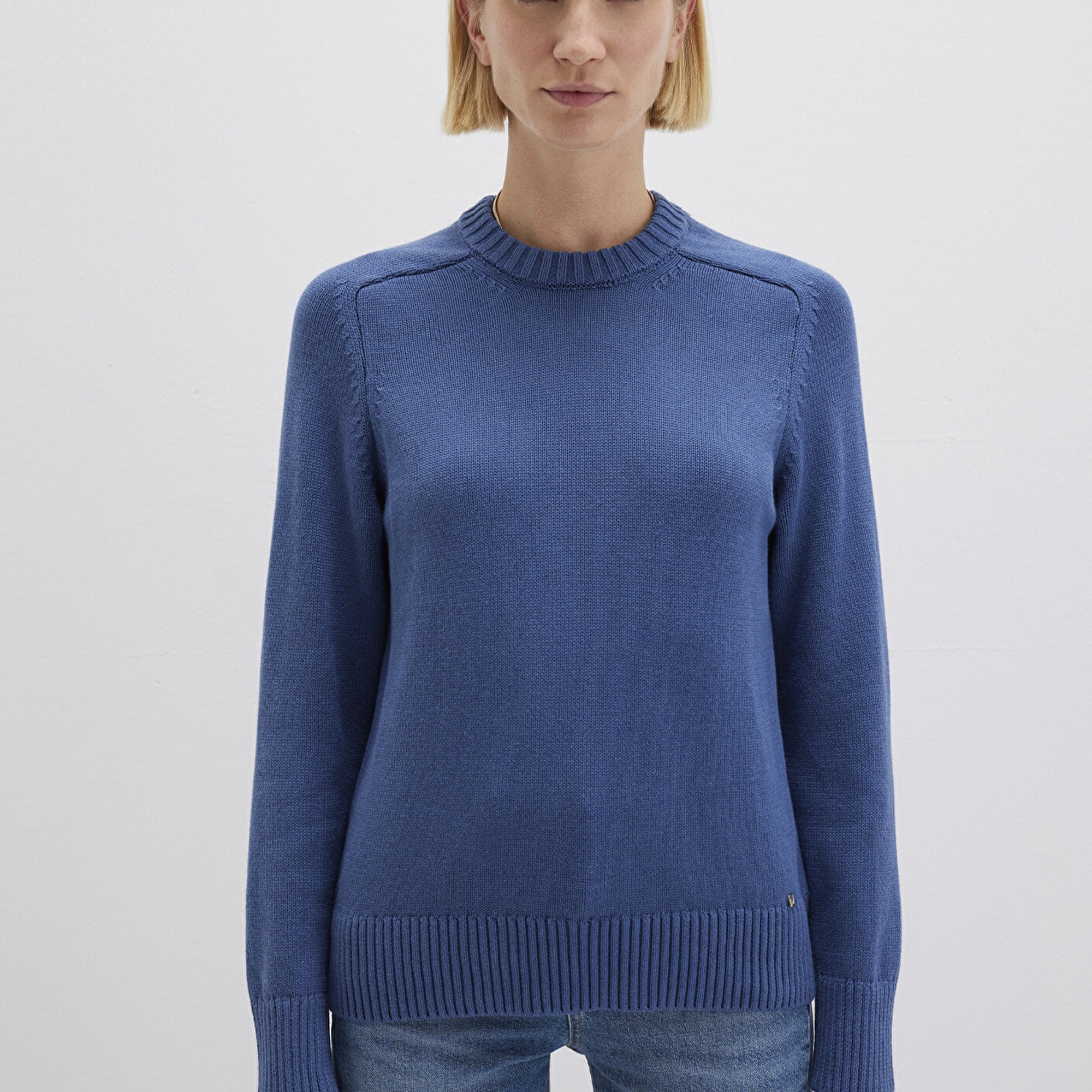 Mavi Lacivert Kazak Regular Fit / Normal Kesim 1710726-70719