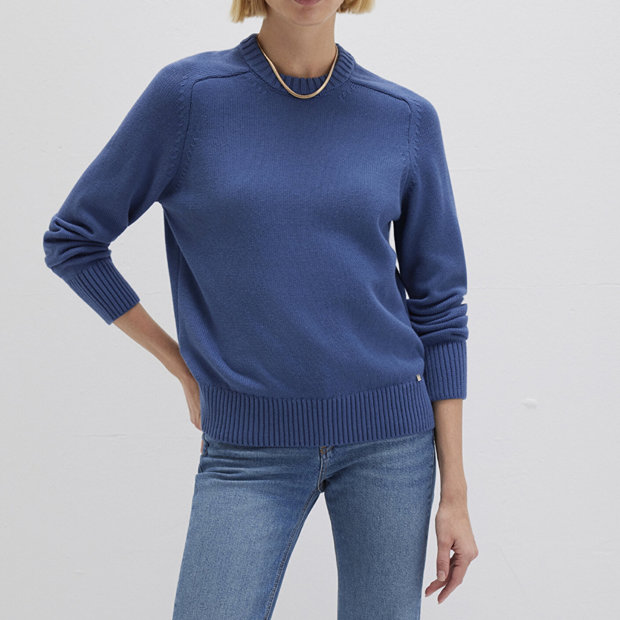 Mavi Lacivert Kazak Regular Fit / Normal Kesim 1710726-70719