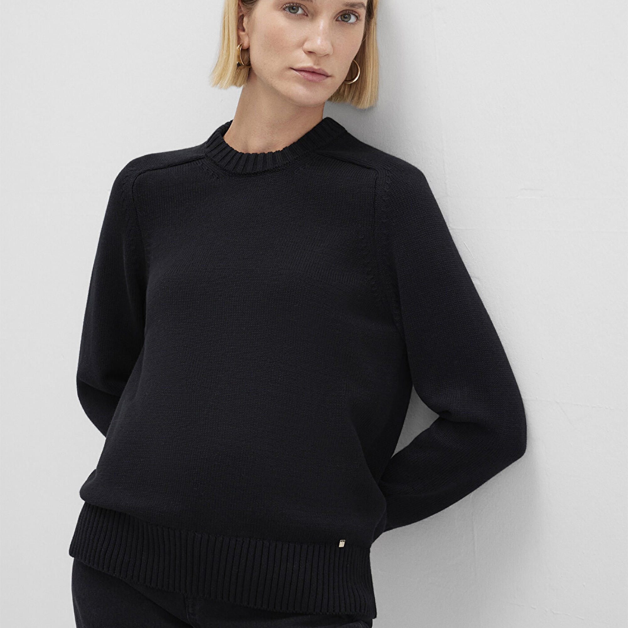 Mavi Siyah Kazak Regular Fit / Normal Kesim 1710726-900