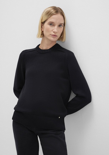  Mavi Siyah Kazak Regular Fit / Normal Kesim 1710726-900