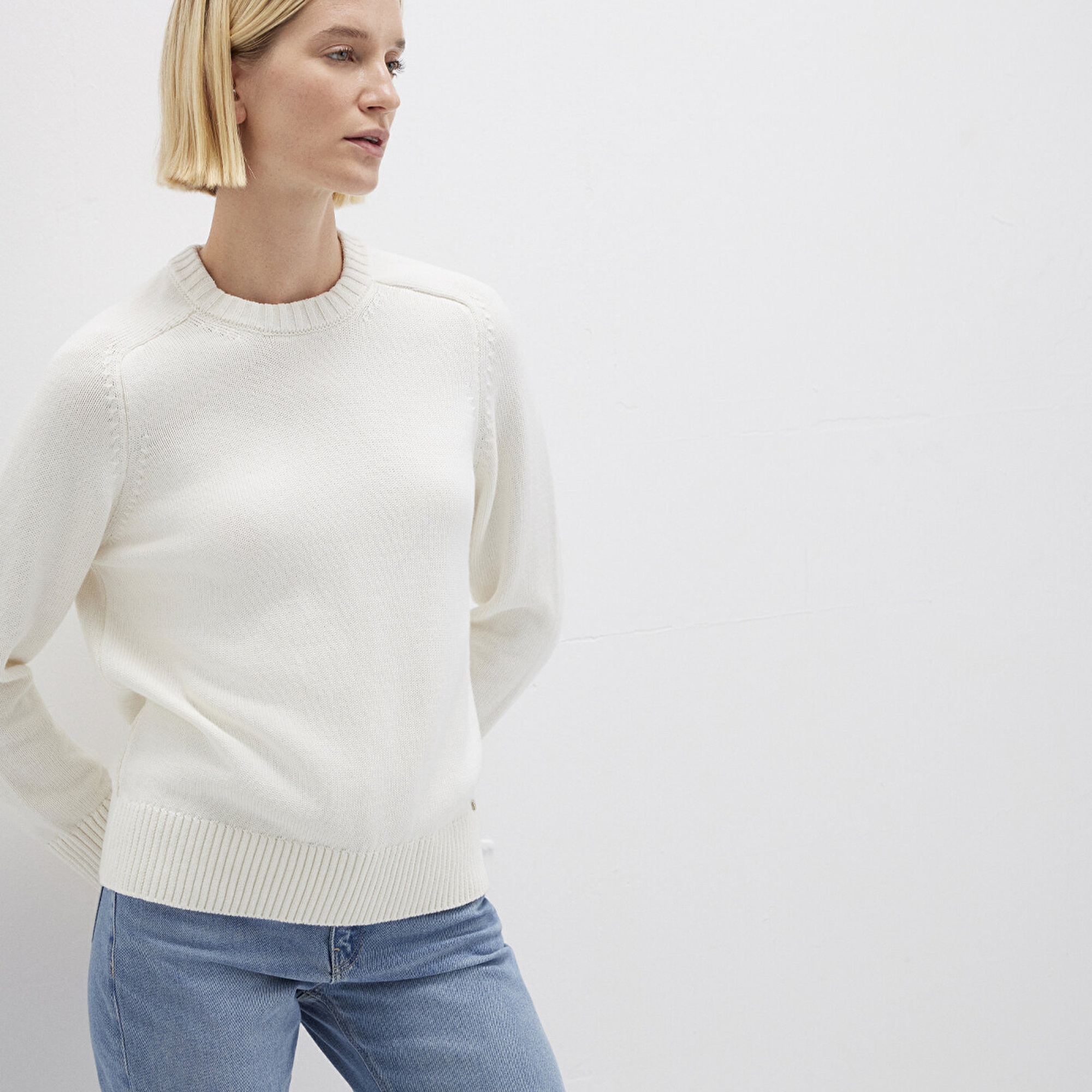 Mavi Ekru Kazak Regular Fit / Normal Kesim 1710726-70057