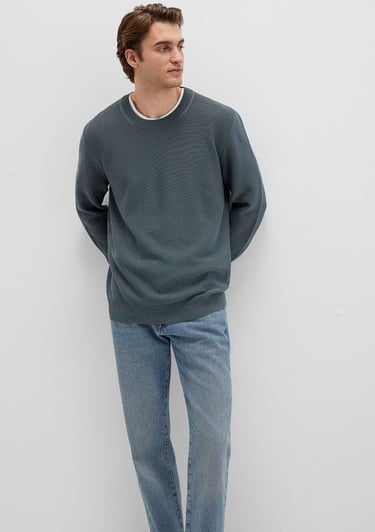  Mavi Gri Kazak Regular Fit / Normal Kesim 0710197-80889