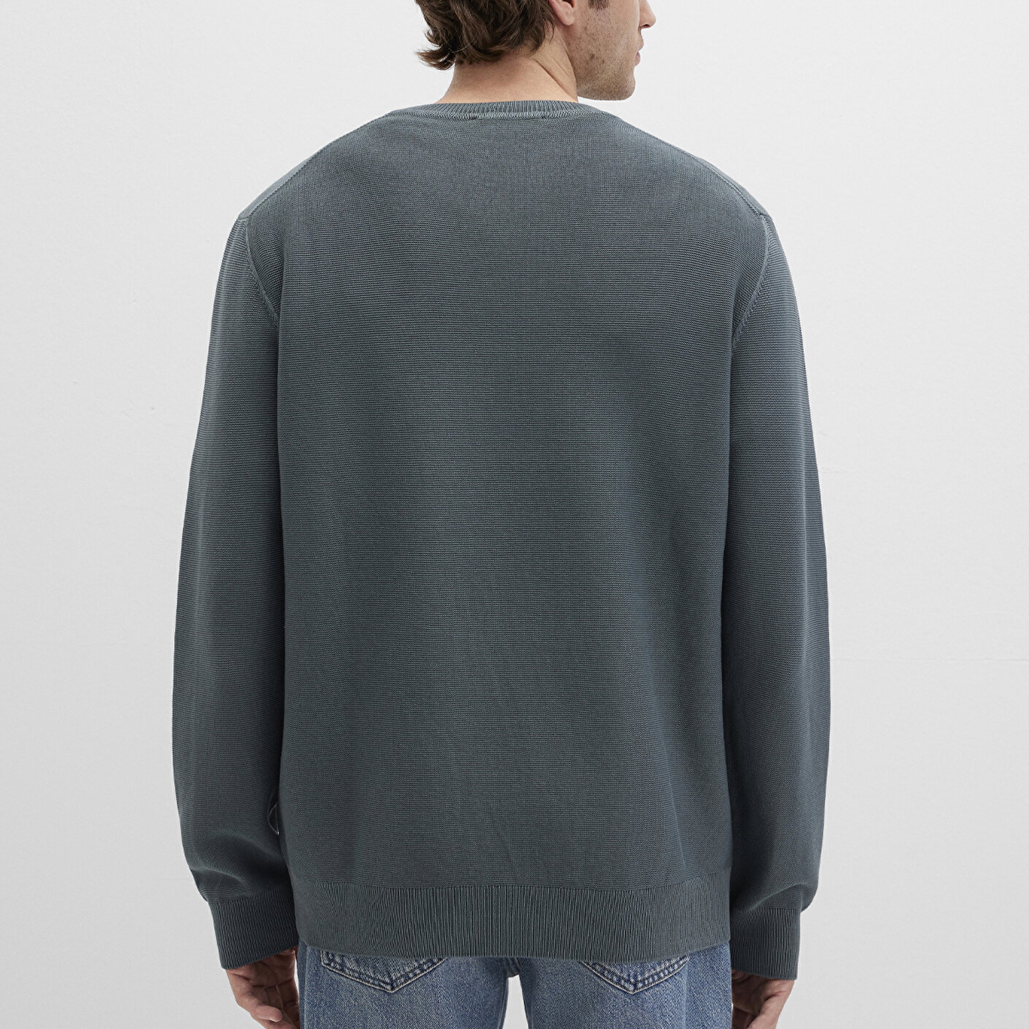 Mavi Gri Kazak Regular Fit / Normal Kesim 0710197-80889