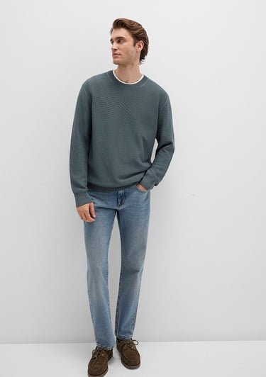  Mavi Gri Kazak Regular Fit / Normal Kesim 0710197-80889