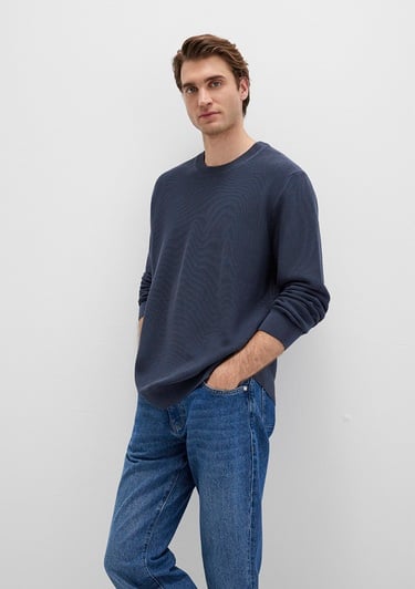  Mavi Lacivert Kazak Regular Fit / Normal Kesim 0710197-70497