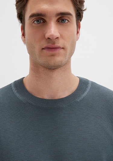  Mavi Gri Kazak Regular Fit / Normal Kesim 0710197-80889