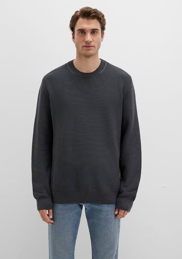  Mavi Antrasit Kazak Regular Fit / Normal Kesim 0710197-80106