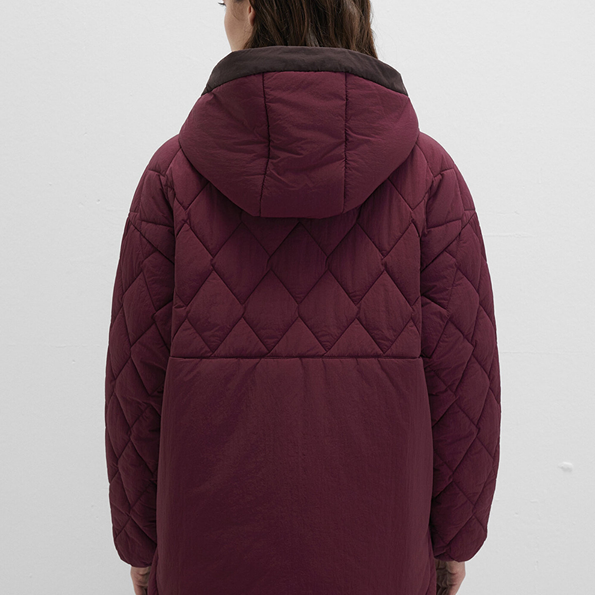 Mavi Bordo Ceket Loose Fit / Bol Rahat Kesim 1110499-90705