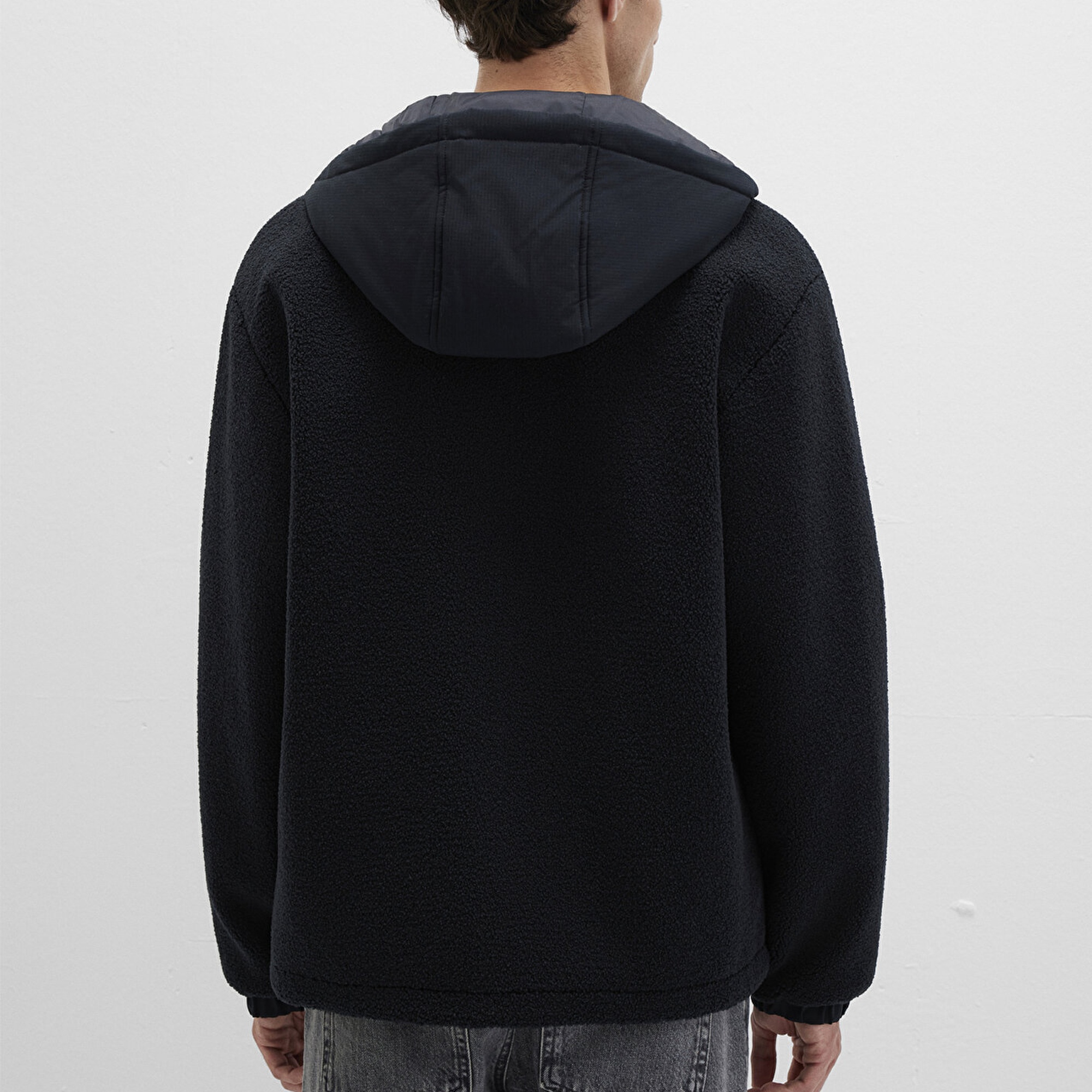 Mavi Siyah Ceket Loose Fit / Bol Rahat Kesim 0110628-80022