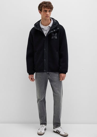  Mavi Siyah Ceket Loose Fit / Bol Rahat Kesim 0110628-80022