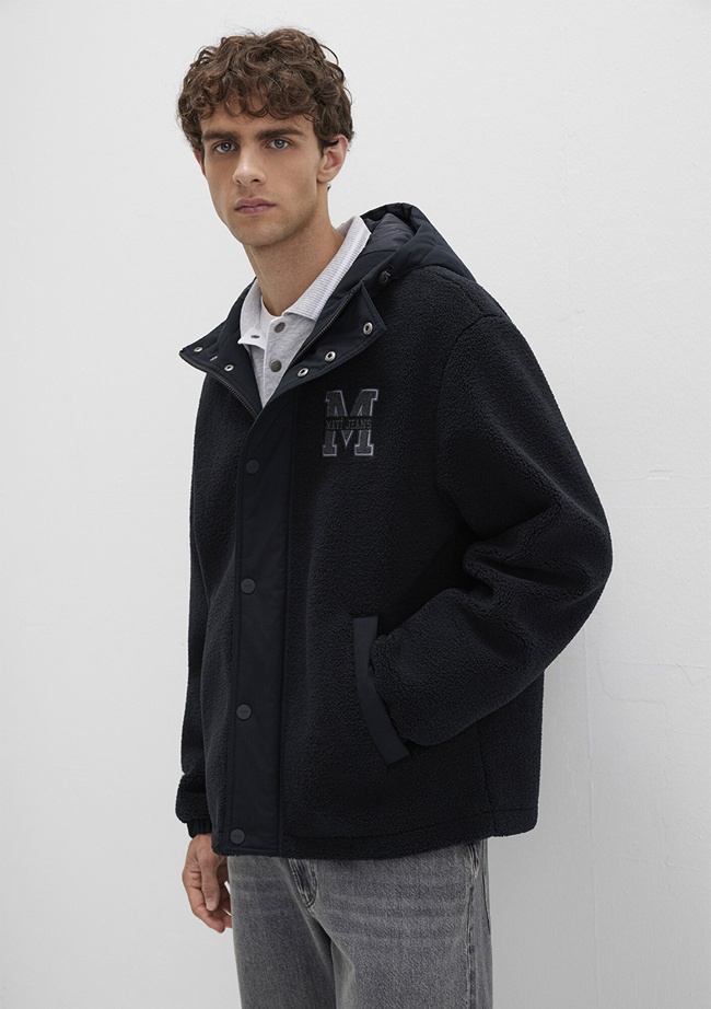  Mavi Siyah Ceket Loose Fit / Bol Rahat Kesim 0110628-80022