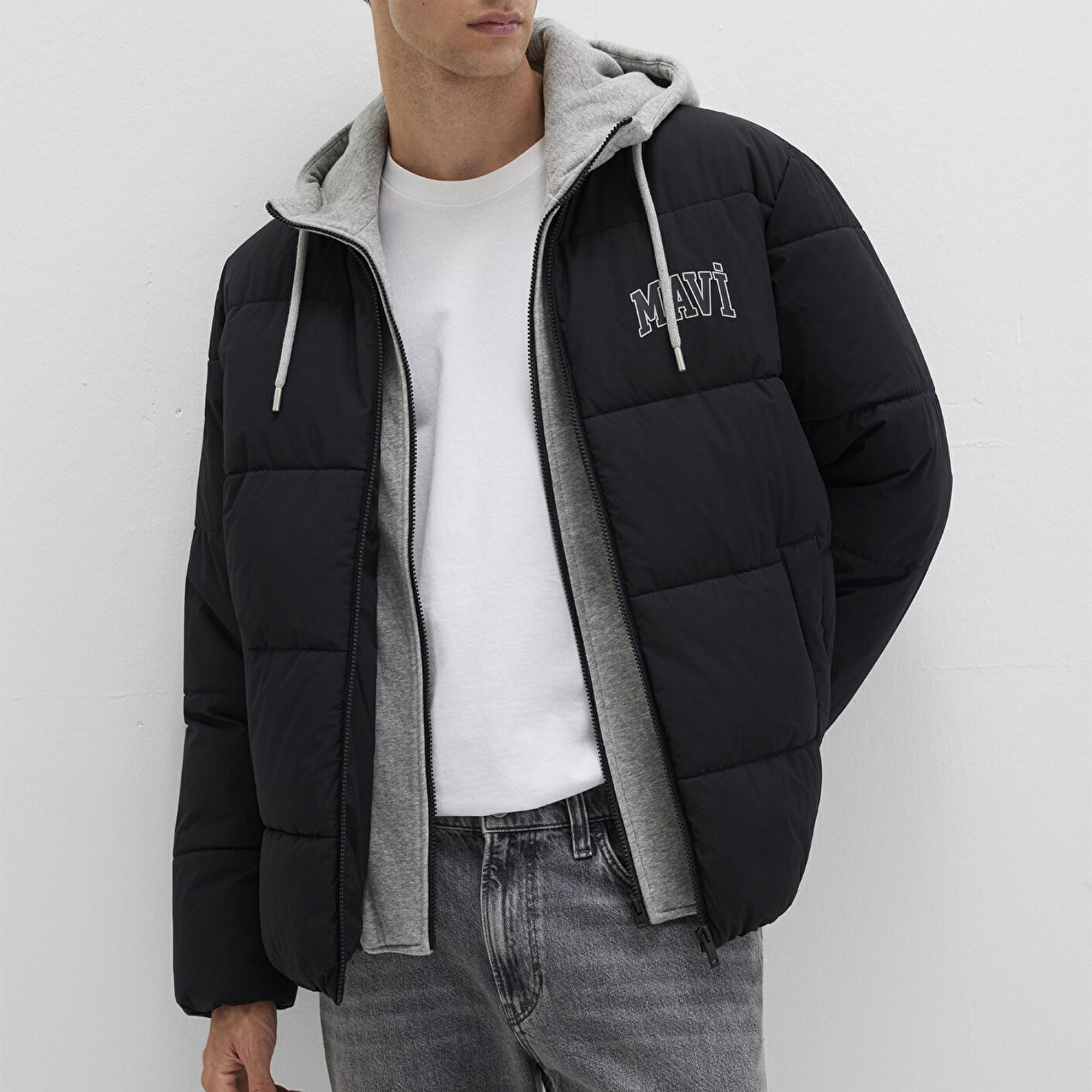 Mavi Siyah Ceket Loose Fit / Bol Rahat Kesim 0110662-71379