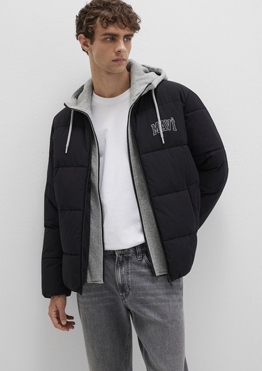  Mavi Siyah Ceket Loose Fit / Bol Rahat Kesim 0110662-71379