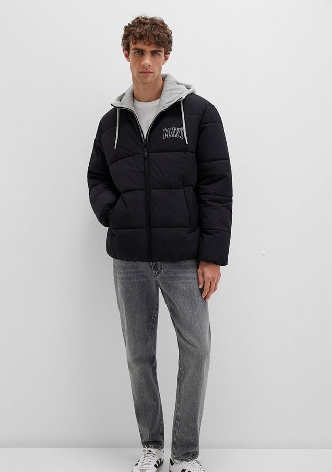  Mavi Siyah Ceket Loose Fit / Bol Rahat Kesim 0110662-71379