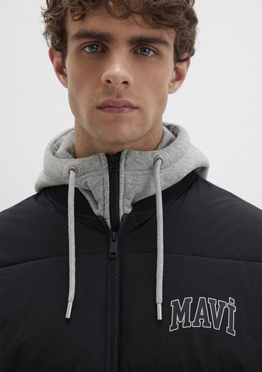  Mavi Siyah Ceket Loose Fit / Bol Rahat Kesim 0110662-71379