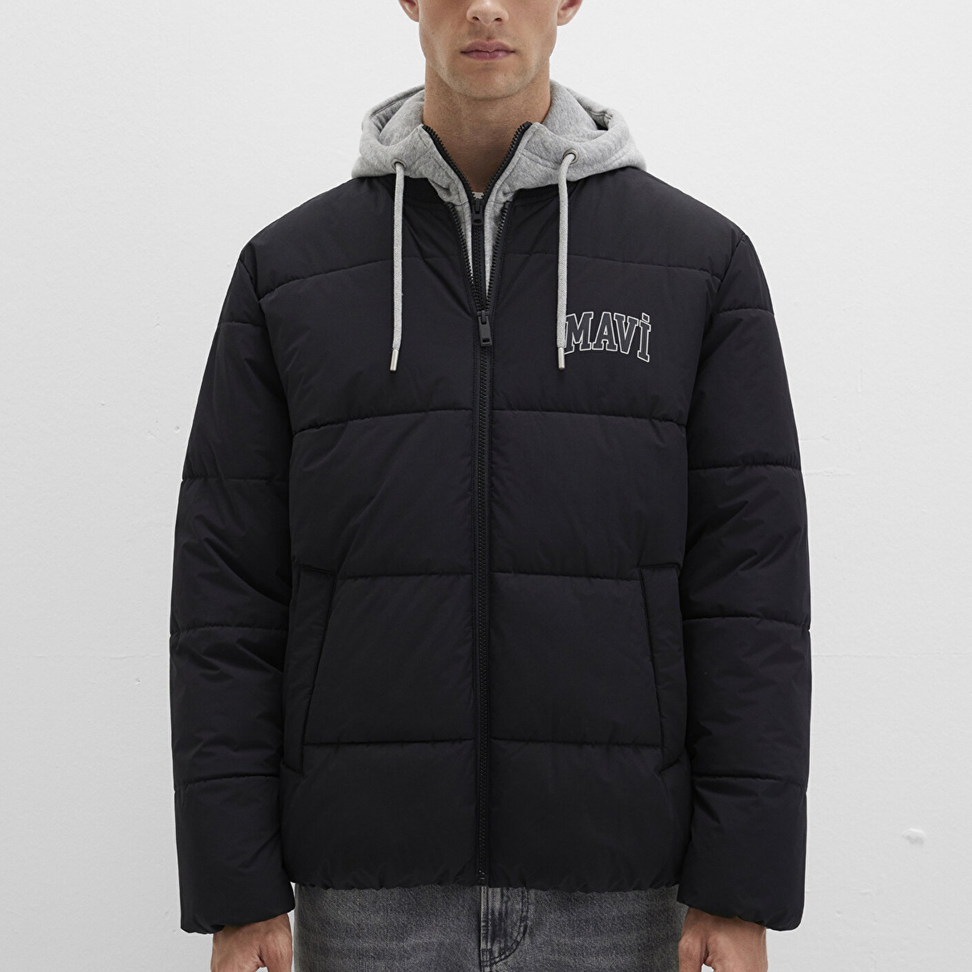 Mavi Siyah Ceket Loose Fit / Bol Rahat Kesim 0110662-71379