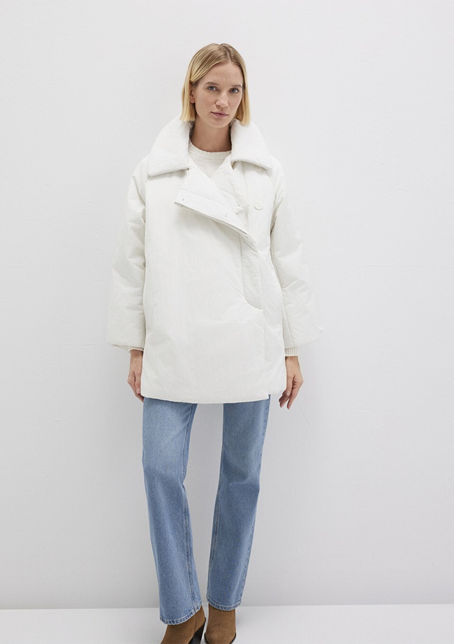  Mavi Ekru Ceket Regular Fit / Normal Kesim 1110535-70052