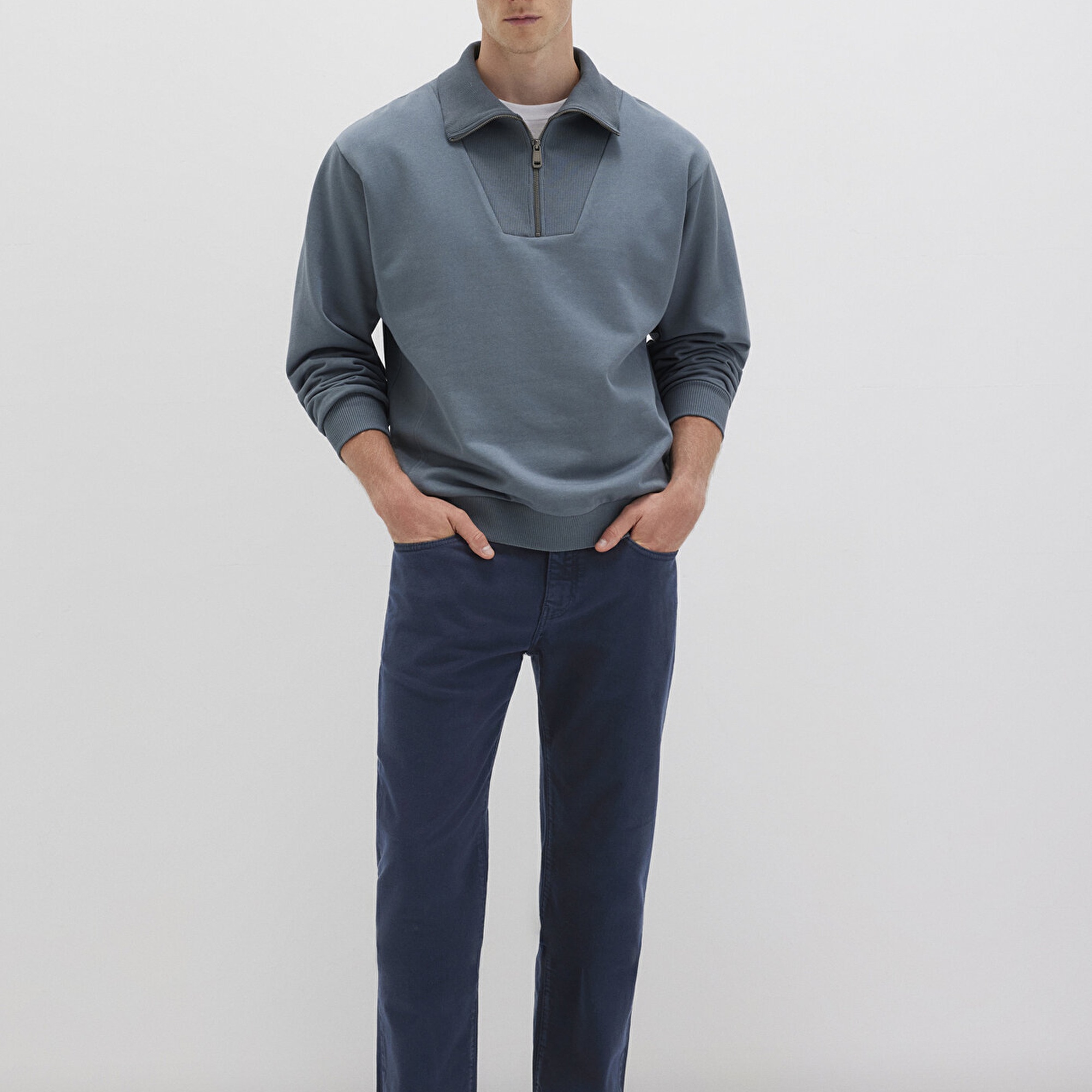 Mavi Lisbon Koyu Lacivert Denim Gabardin Pantolon 0010039-90682