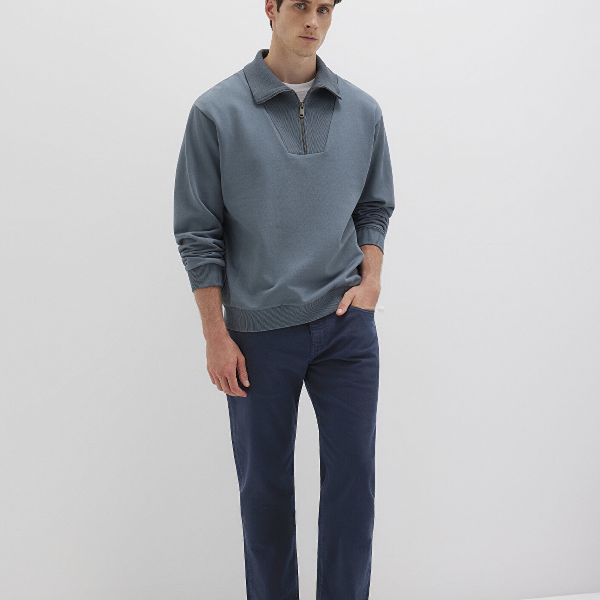 Mavi Lisbon Koyu Lacivert Denim Gabardin Pantolon 0010039-90682