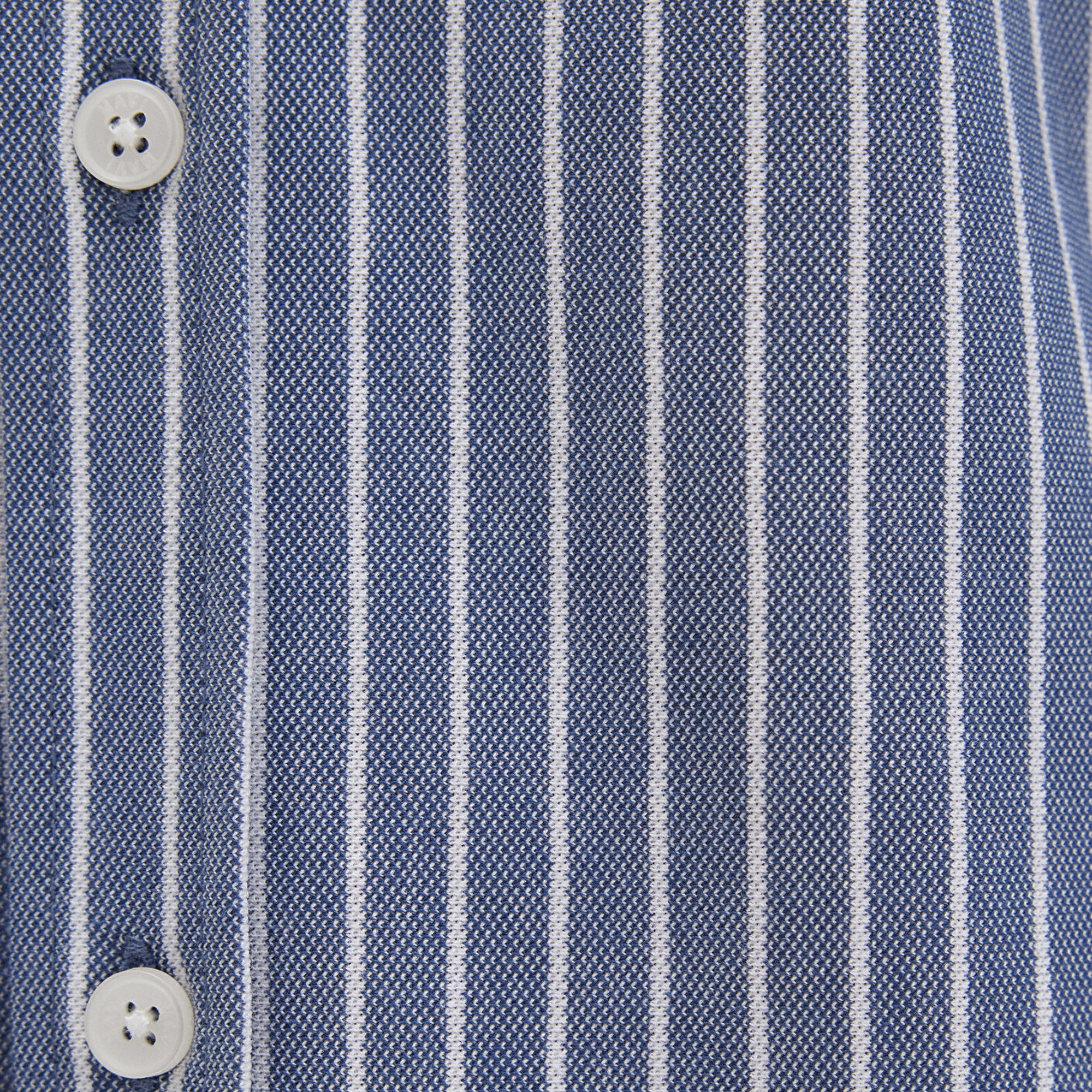 Mavi Çizgili Mavi Gömlek Slim Fit / Dar Kesim 0211404-91333