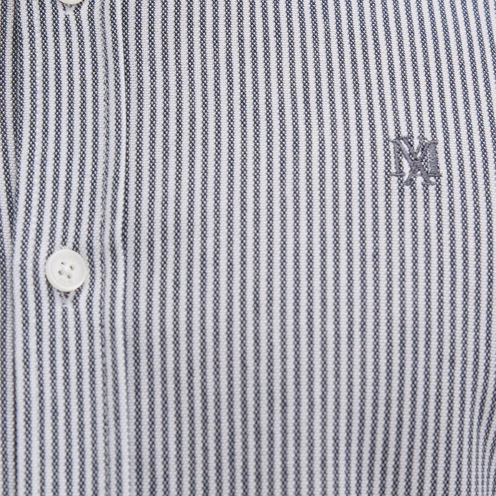 Mavi Çizgili Lacivert Gömlek Slim Fit / Dar Kesim 0211402-91331