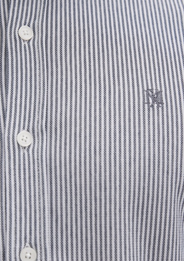  Mavi Çizgili Lacivert Gömlek Slim Fit / Dar Kesim 0211402-91331