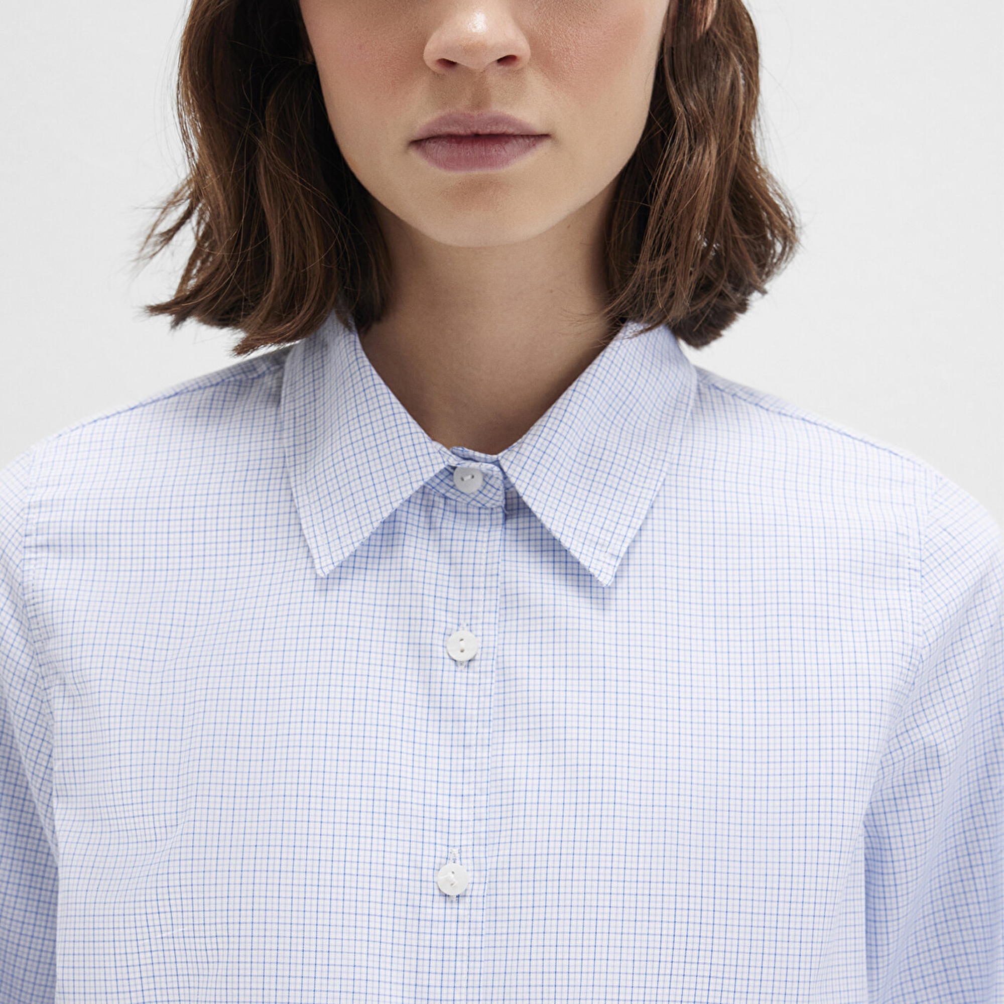 Mavi Kareli Mavi Gömlek Regular Fit / Normal Kesim 1211168-83150