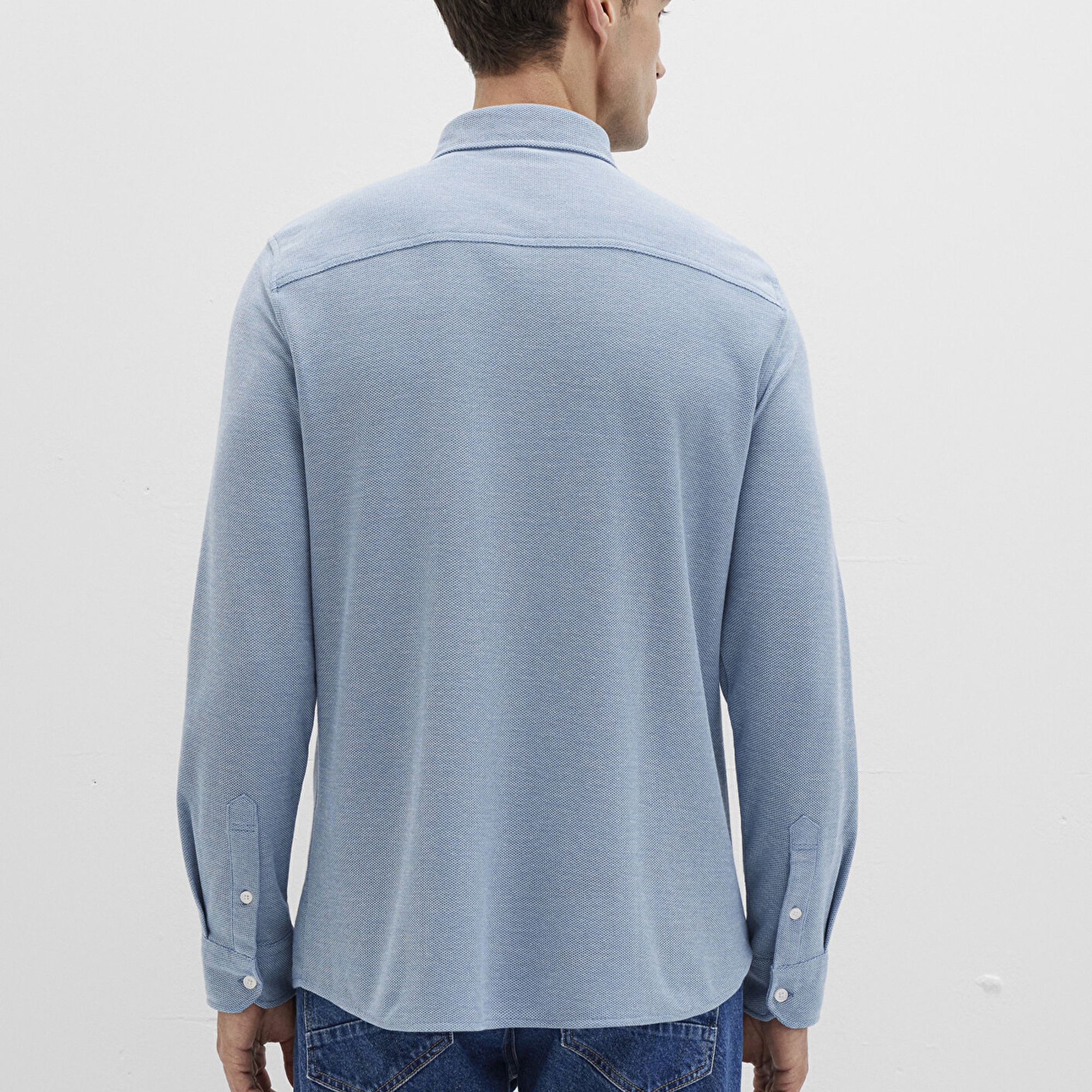 Mavi Mavi Gömlek Slim Fit / Dar Kesim 0211513-80896