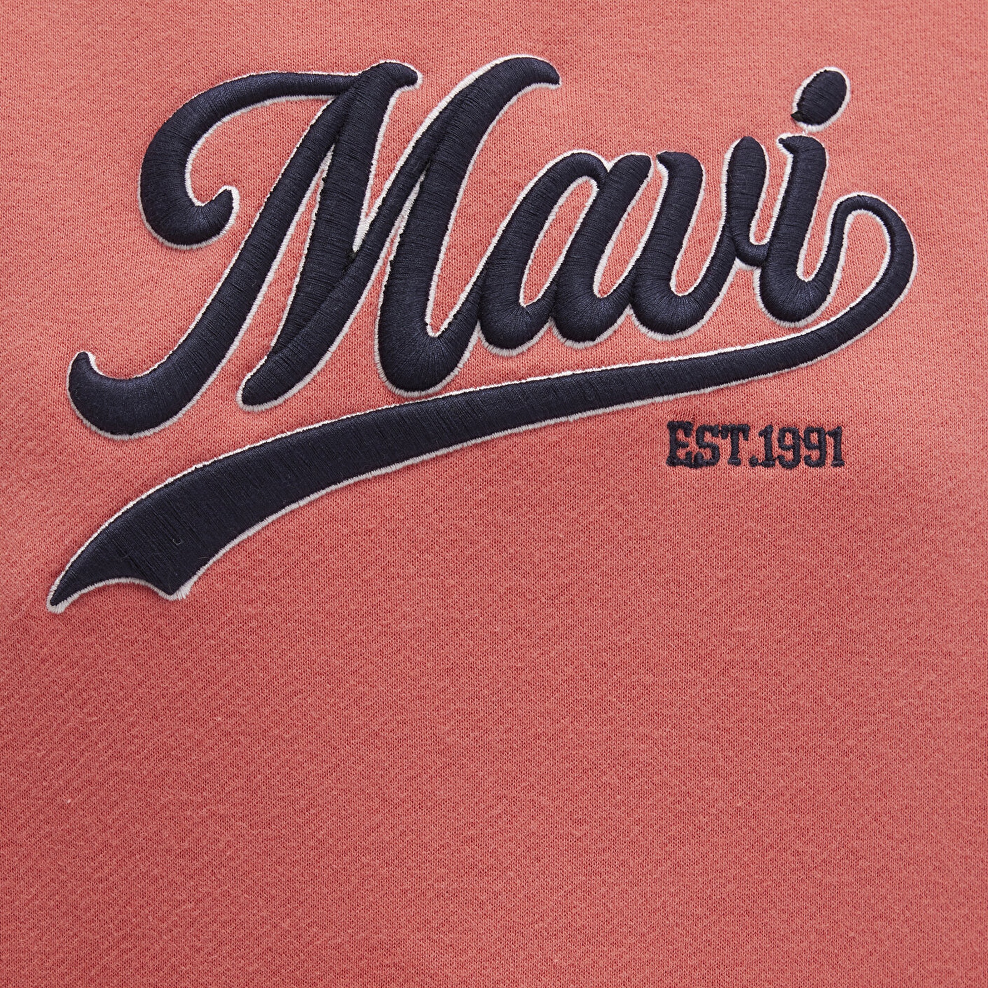 Mavi Mavi Logo Baskılı Pembe Sweatshirt 1S10420-71076