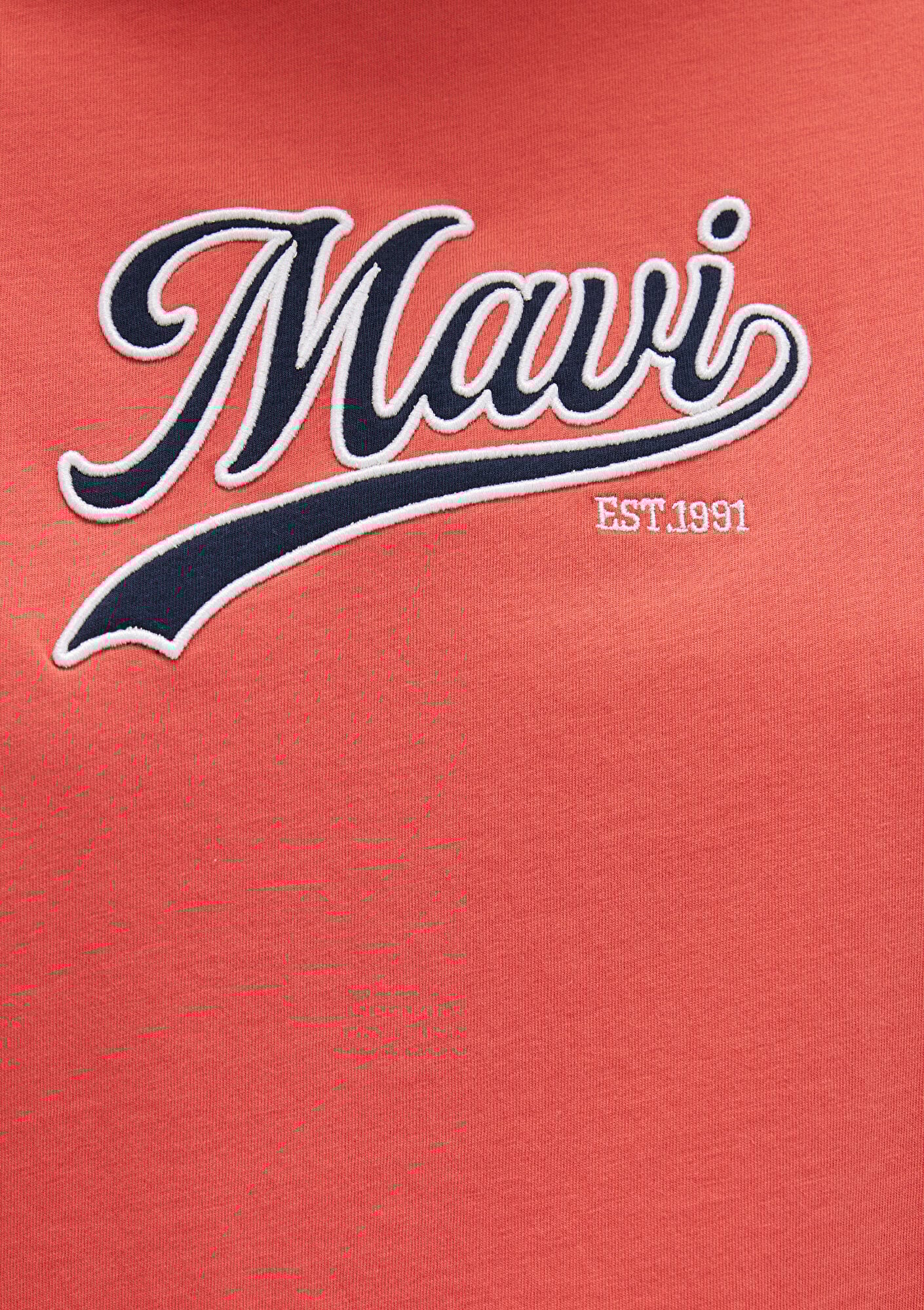 Mavi Mavi Logo Baskılı Turuncu Tişört Regular Fit / Normal Kesim 1613565-71076