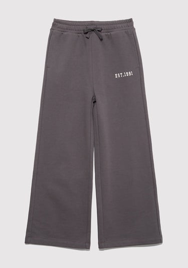  Mavi Geniş Paça Antrasit Eşofman Altı 7010034-90778