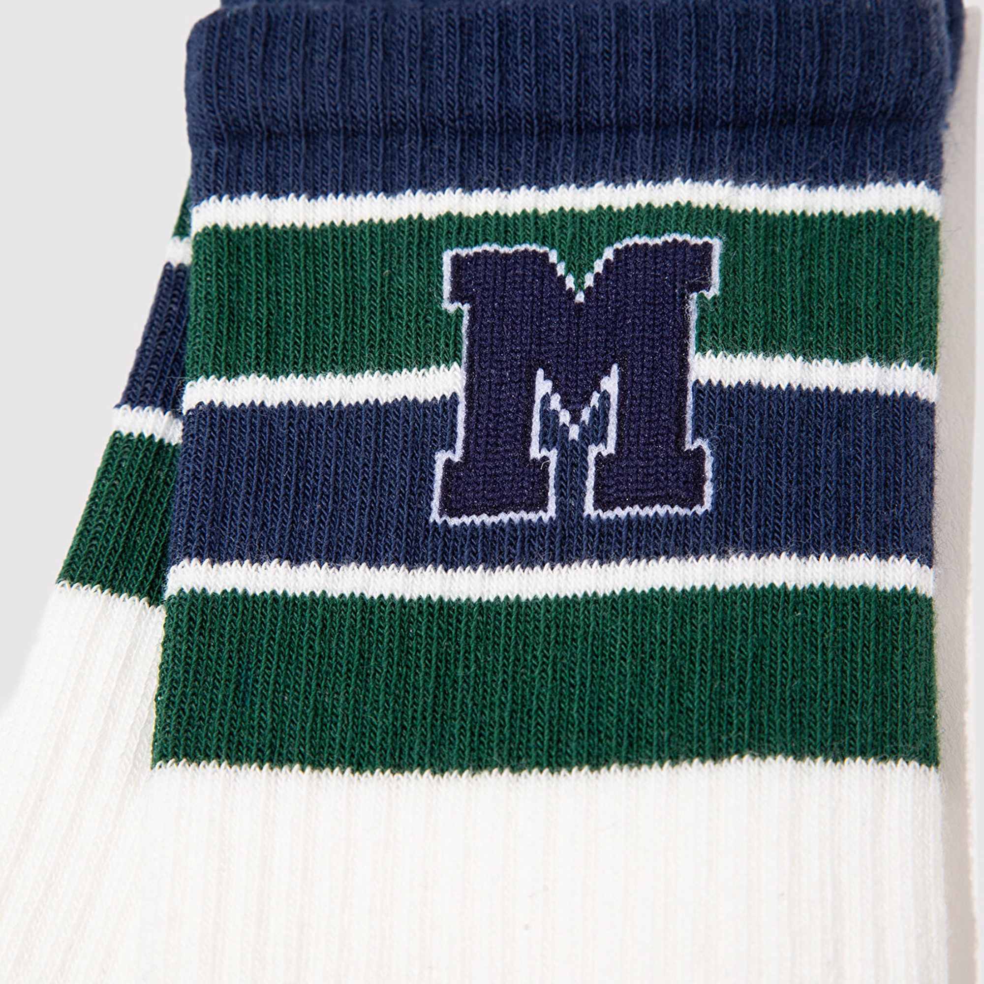 Mavi Ekru Soket Çorap 1912828-26829