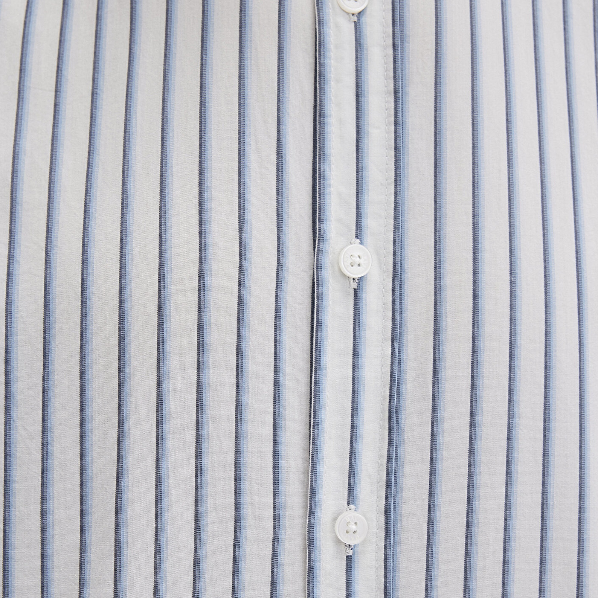 Mavi Çizgili Lacivert Gömlek Regular Fit / Normal Kesim 0211705-90928