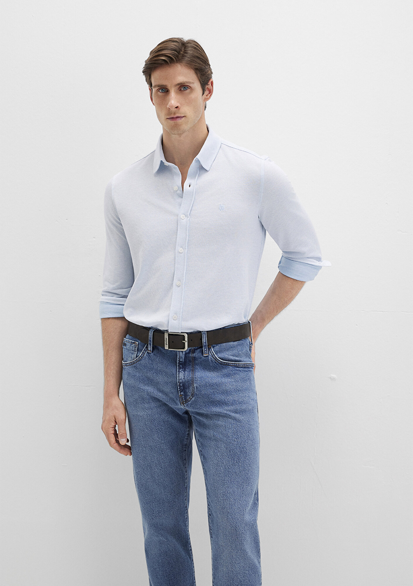  Mavi Mavi Gömlek Slim Fit / Dar Kesim 0211664-90900