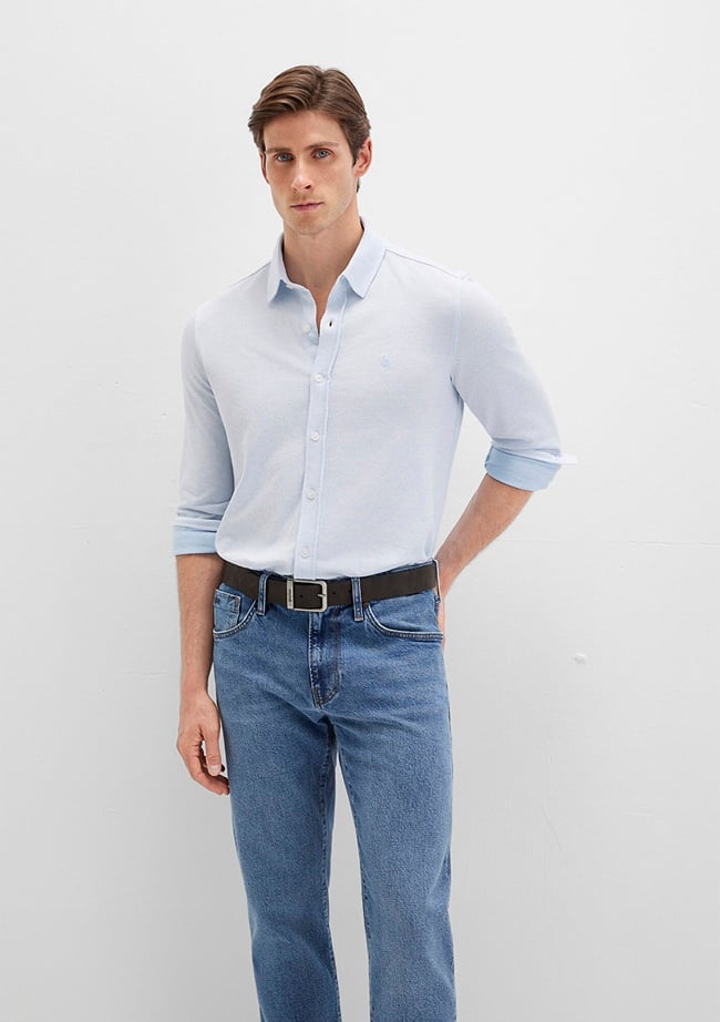  Mavi Mavi Gömlek Slim Fit / Dar Kesim 0211664-90900